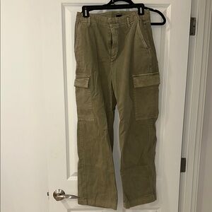 GAP Women's Army Green Wide Leg Pants